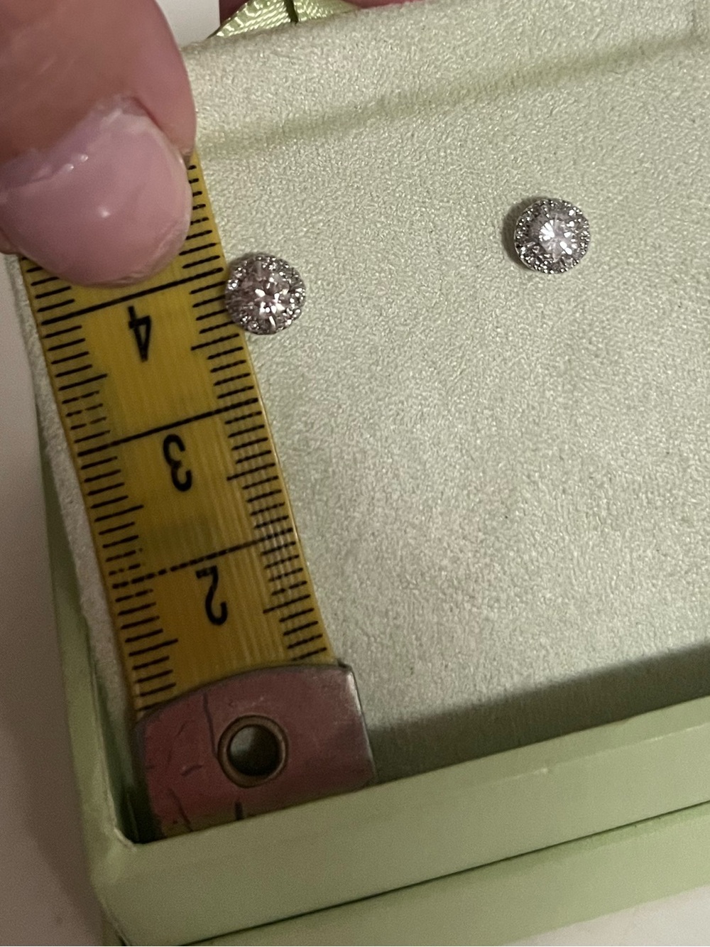 NEW White Gold & Natural Diamond Stud Earrings from Michael Hill, .50 cttw - Picture 8 of 17